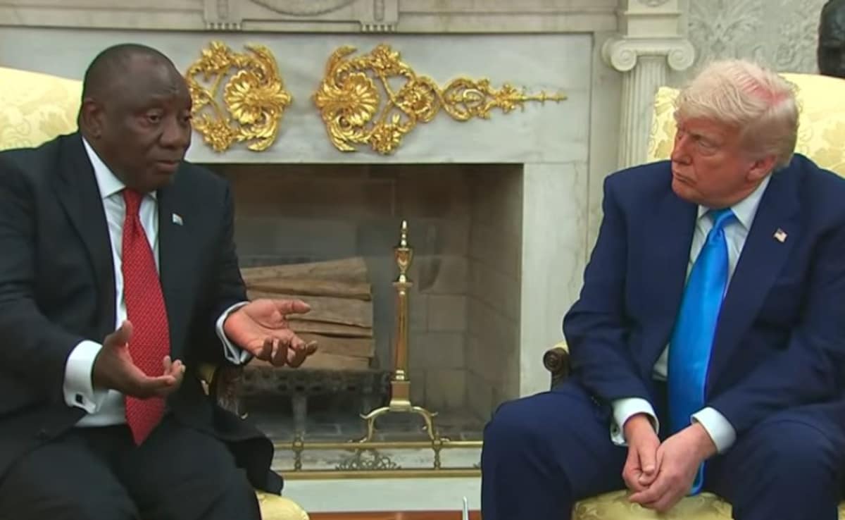 Trump Confronts South Africa’s Ramaphosa Over Claims Of A “White Genocide”