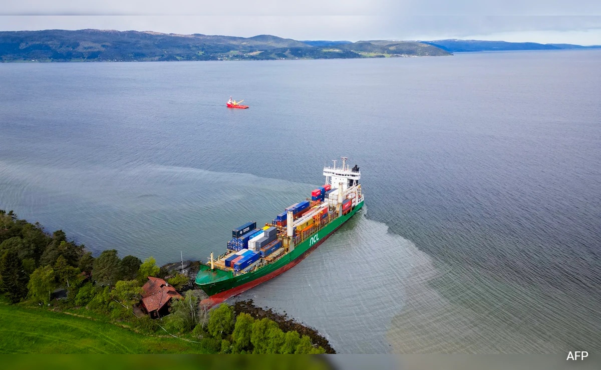 Ship Crashes Into Norwegian Man’s Backyard, Stops Feet Short Of Bedroom