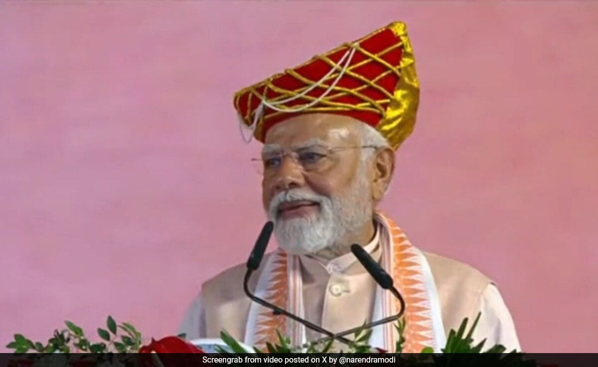 PM Modi Inaugurates Indore Metro Rail Project, Satna And Datia Airports