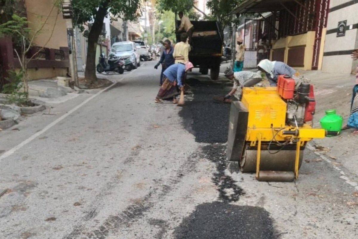 Bumpy Ride In Bengaluru This Monsoon: Rain Washes Away BBMP’s Pothole Quick Fixes