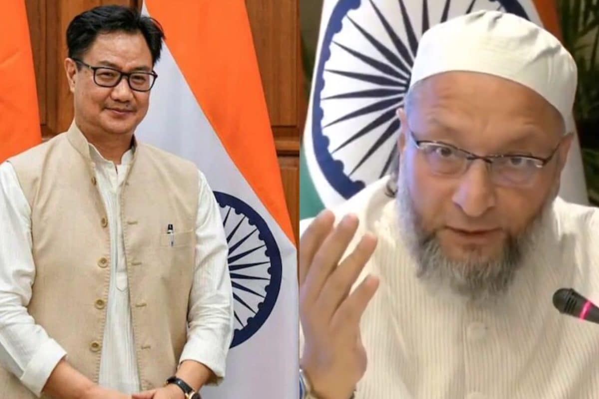 ‘Speaking As True Indian’: BJP’s Kiren Rijiju Lauds Owaisi For Exposing Pakistan In Kuwait