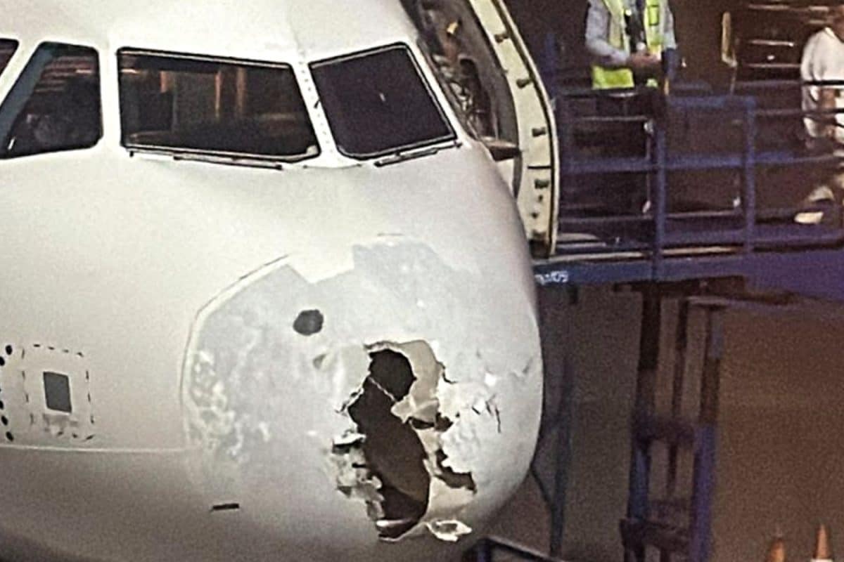 IAF Assisted Hailstorm-Hit IndiGo Jet Land Safely In Srinagar After Pakistan Denied Airspace