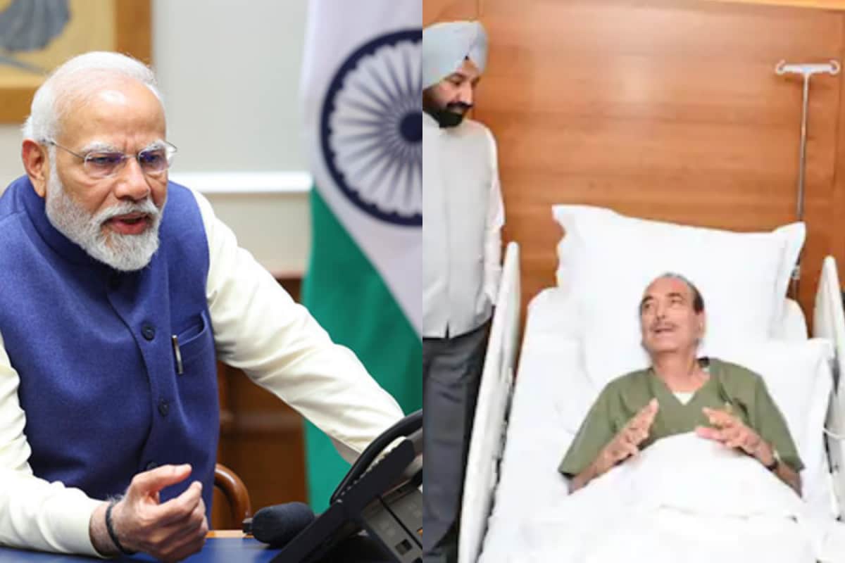 PM Modi Dials Ghulam Nabi Azad After He Gets Hospitalised Amid All-Party Delegation Visit