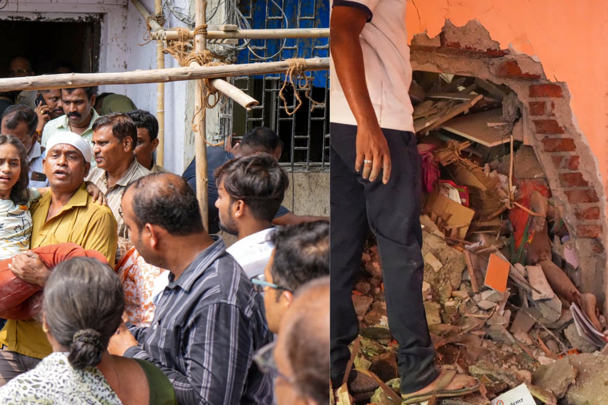 6 Dead After Building Roof Collapses In Kalyan, Rescue Ops On Amid Downpour
