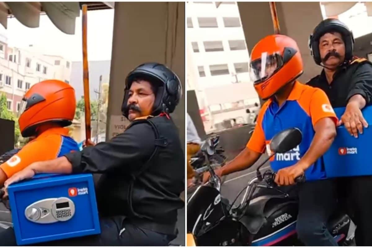 Gold On Wheels? Swiggy Instamart’s ‘Z+ Security’ Delivery Leaves Internet In Splits | Video