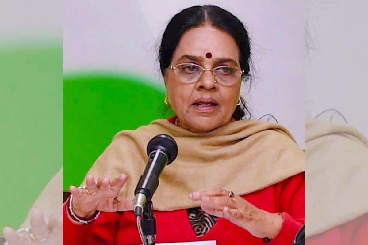 Congress Leader Girija Vyas Dies After Month-long Battle With Burn Injuries From Aarti Incident