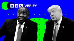 Fact-checking Trump’s Oval Office confrontation with Ramaphosa