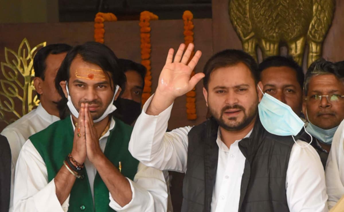 “Can’t Tolerate Such Things”: Tejashwi Yadav On Brother Tej Pratap’s Expulsion