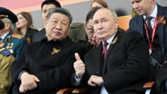 Xi shows he wants to be close to Putin – but not too close