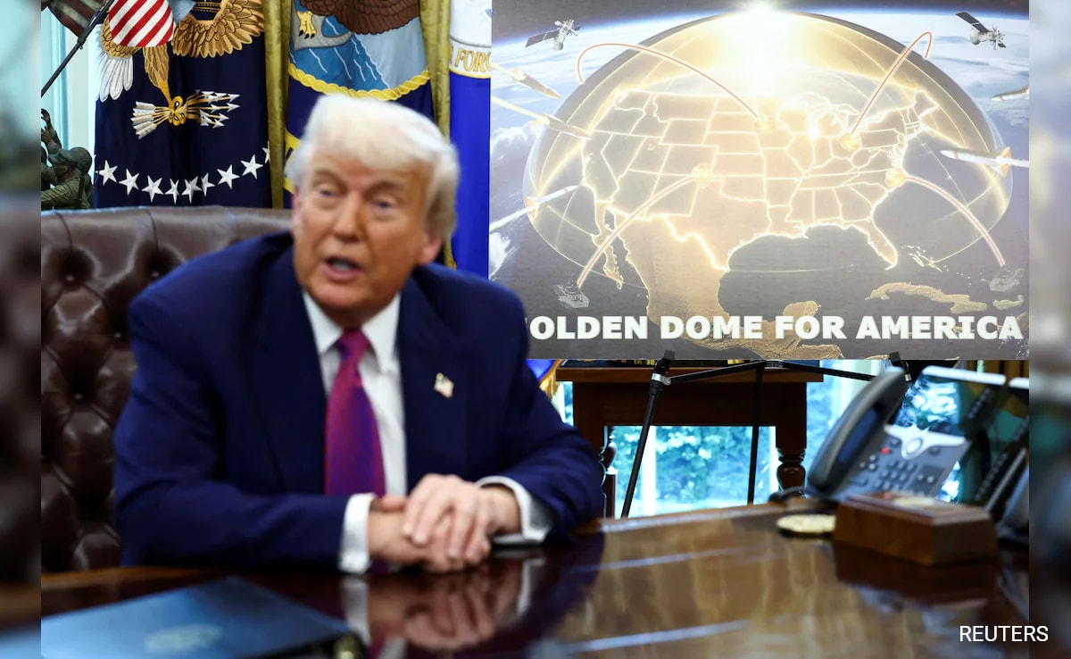 Trump Says ‘Golden Dome’ Free For Canada If It Joins As 51st US State