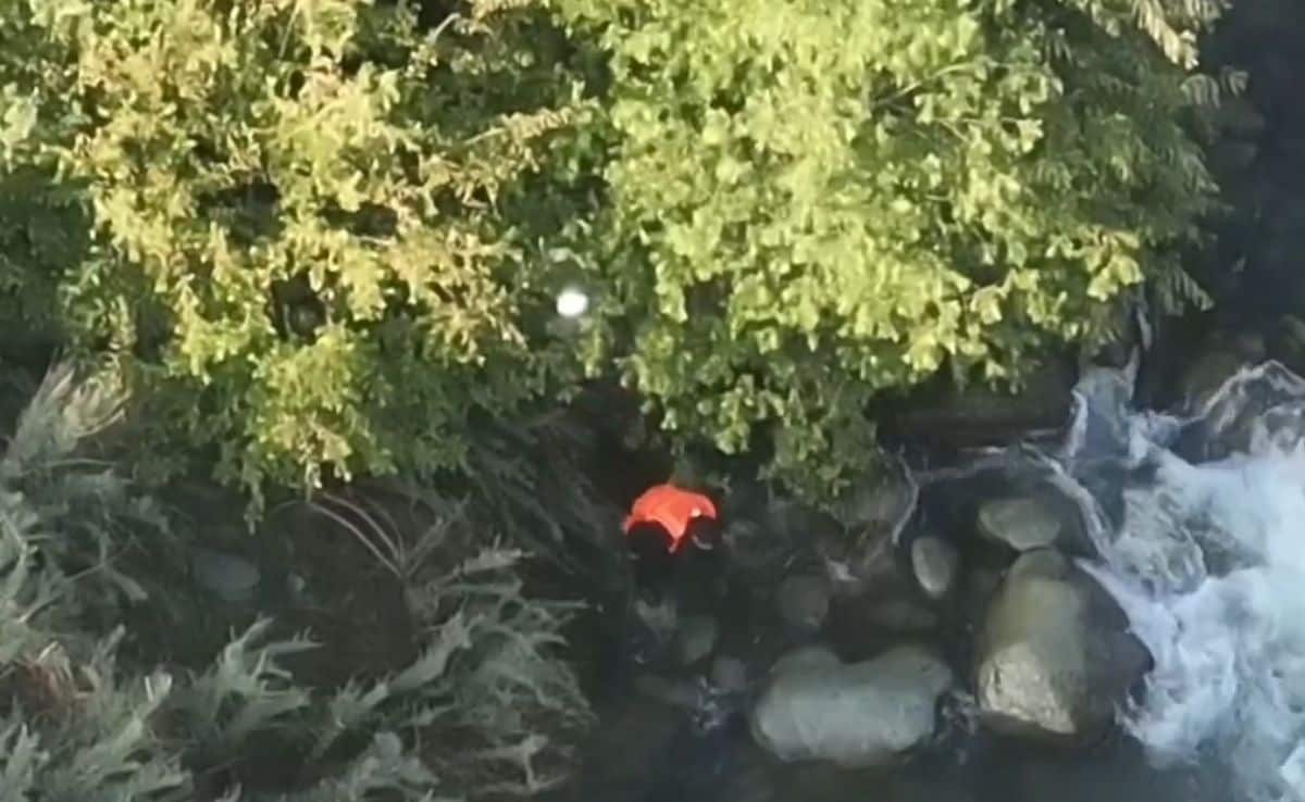 Video: Man Who Allegedly Helped Terrorists In J&K Jumps Into River, Drowns