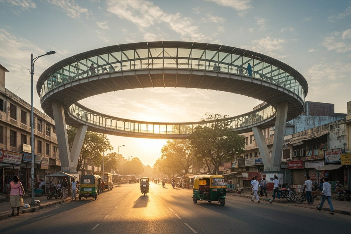 Noida To Get New 400-Metre Circular Skywalk With Capacity To Service 50,000 People