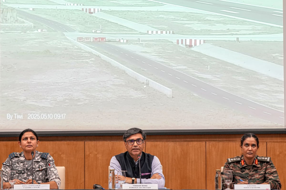 India Trashes Pakistan’s Claims, Shows Time-Stamped Photos Of Undamaged Air Bases