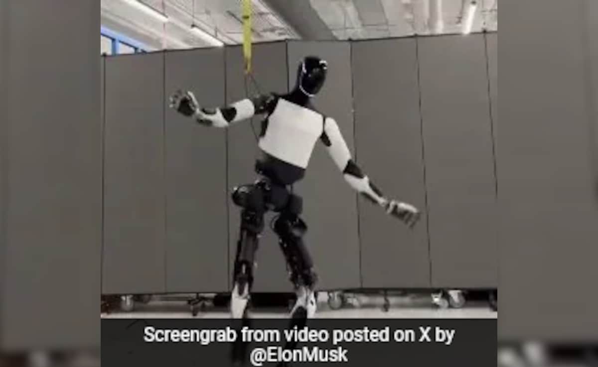Elon Musk Shares “Real-Time” Dance Video Of Tesla’s Optimus Robot