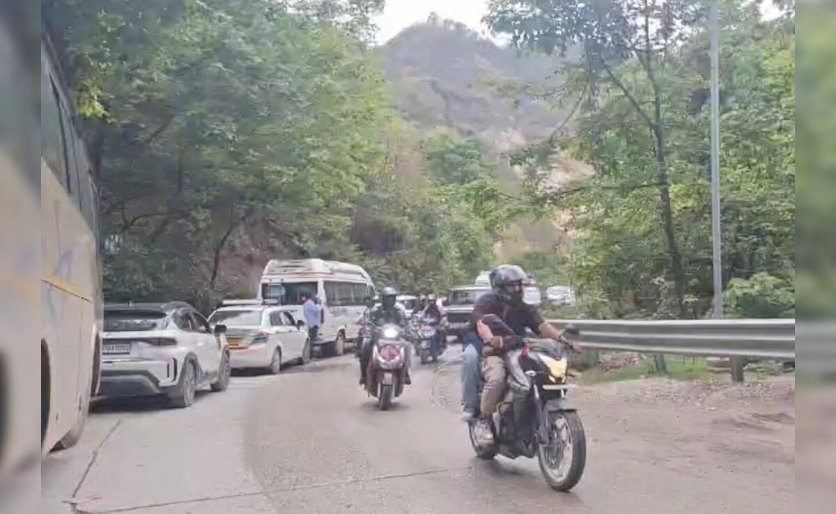 Video: 6-Km Long Traffic Jam On Uttarakhand Highway After Rain, Landslides
