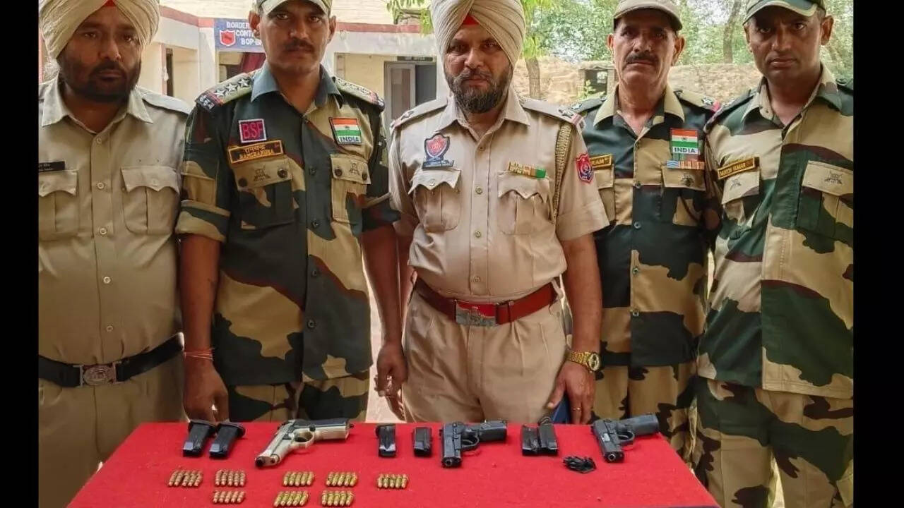 ‘Prevented major terror incident’: BSF-Punjab Police bust arms haul in Amritsar