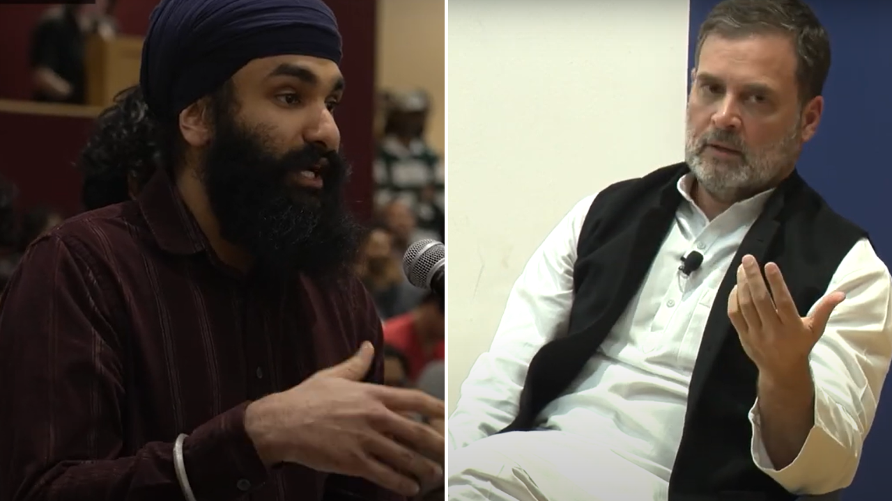 Sikh student confronts Rahul Gandhi on 1984 riots, Operation Blue Star; he responds