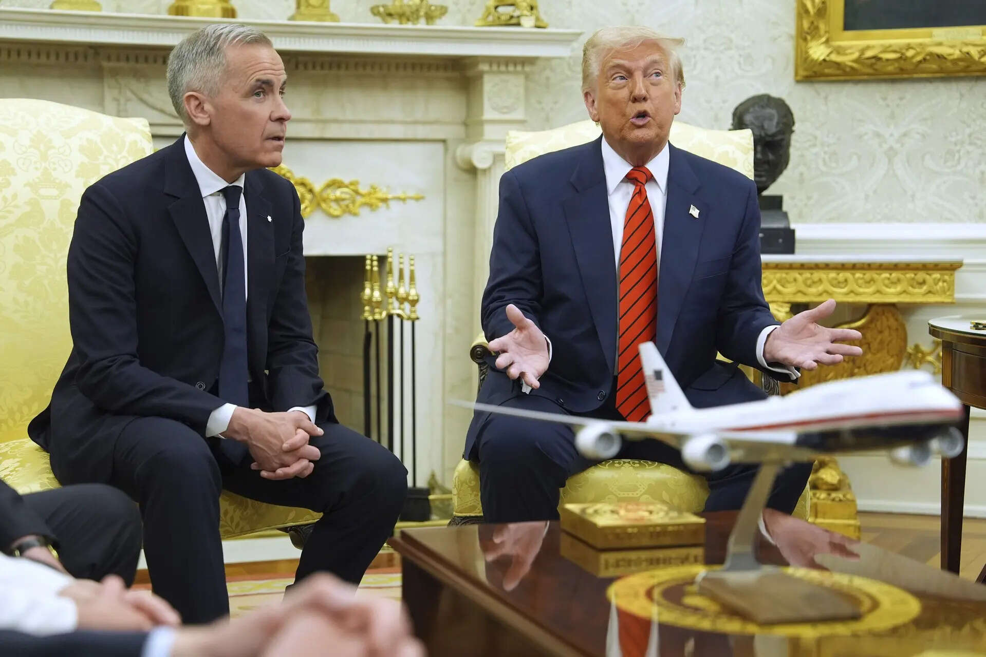 On Carney’s ‘Canada not for sale’ remark, Trump replies ‘only time will tell’