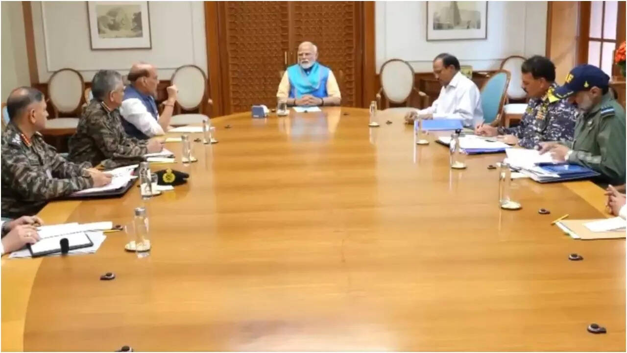 PM Modi chairs high-level meeting with top security officials