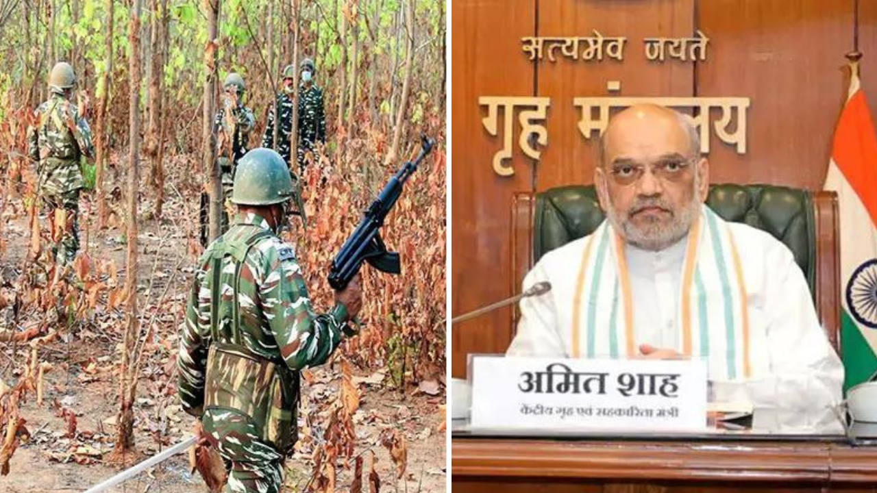 ‘From red terror to Tricolour’: Shah hails elimination of 31 maoists