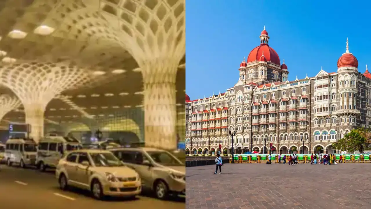 Mumbai airport, Taj Mahal Palace receive bomb threat