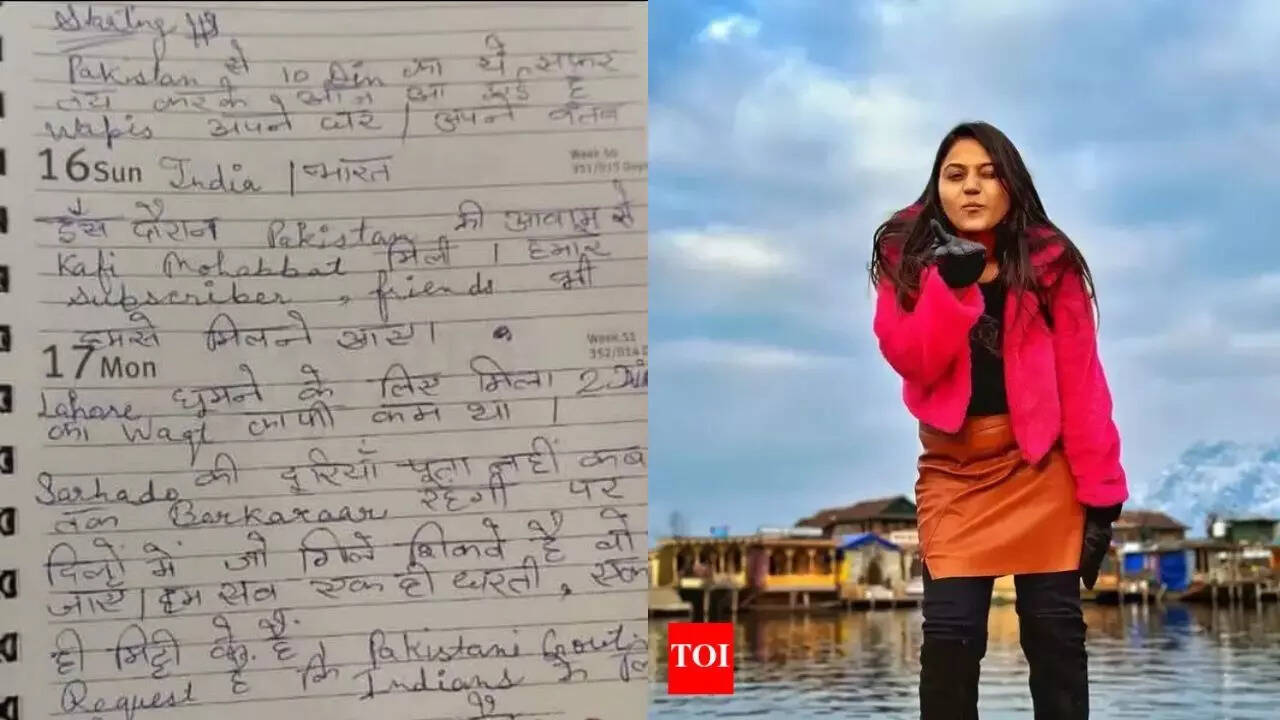 ‘Journey full of love’: Diary of ‘spy’ YouTuber painted ‘rosy picture’ of Pak