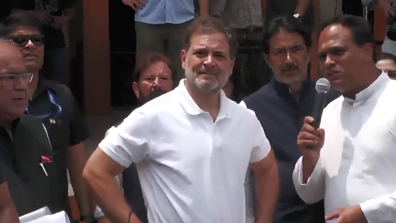 Rahul Gandhi visits J&K’s Poonch, meets families affected by Pakistan shelling