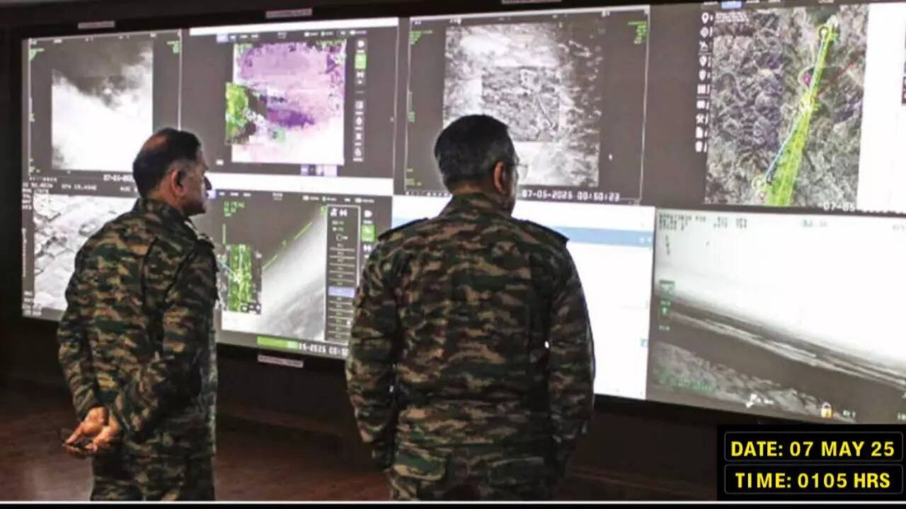 Inside war room: Army releases first-ever photos of Tri-services chiefs monitoring Op Sindoor