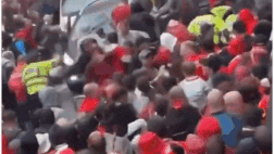 Watch: Terrifying moment when a car barreled through Liverpool parade crowd, nearly 50 injured