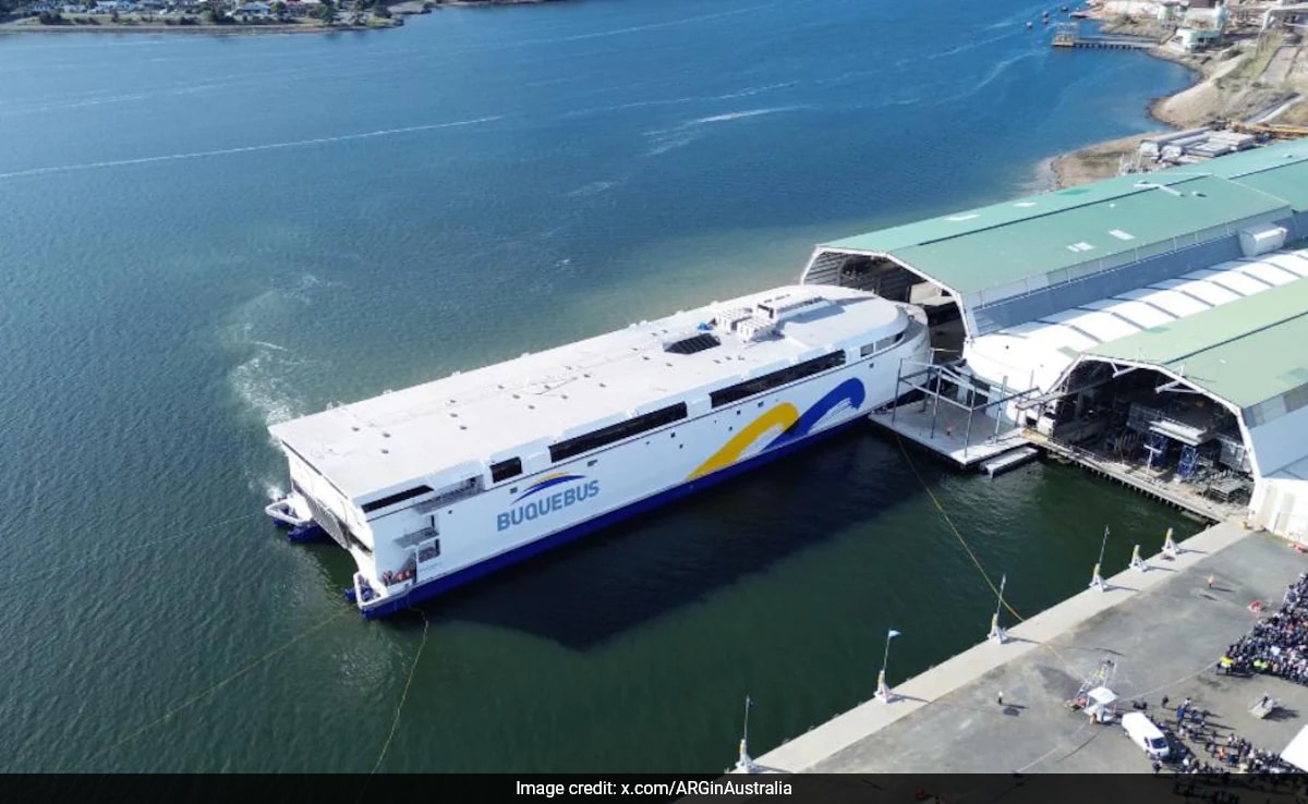 130-Metre-Long ‘World’s Largest’ Electric Ship Launched In Australia