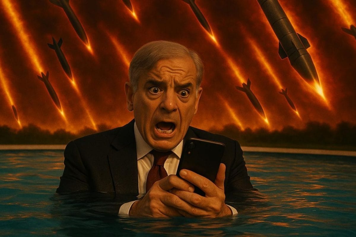 Pakistan’s Lies, Damned Lies & Their PM Shehbaz Sharif In The Pool