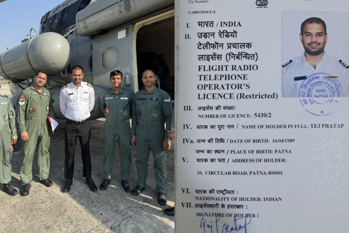 Operation Sindoor: Tej Pratap Yadav Flaunts Aviation Training On X, But Is That A Pilot Licence?