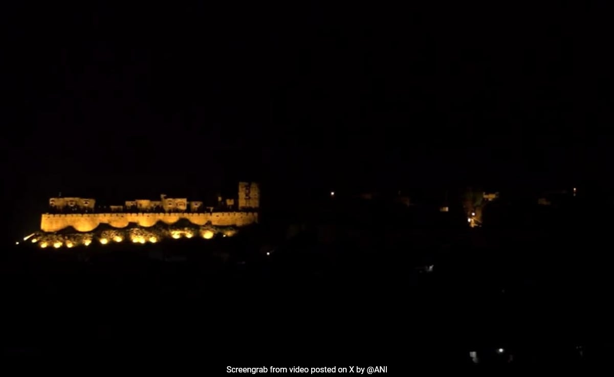 Watch: Rajasthan’s Golden Jaisalmer Fort Goes Dark During Mock Drill