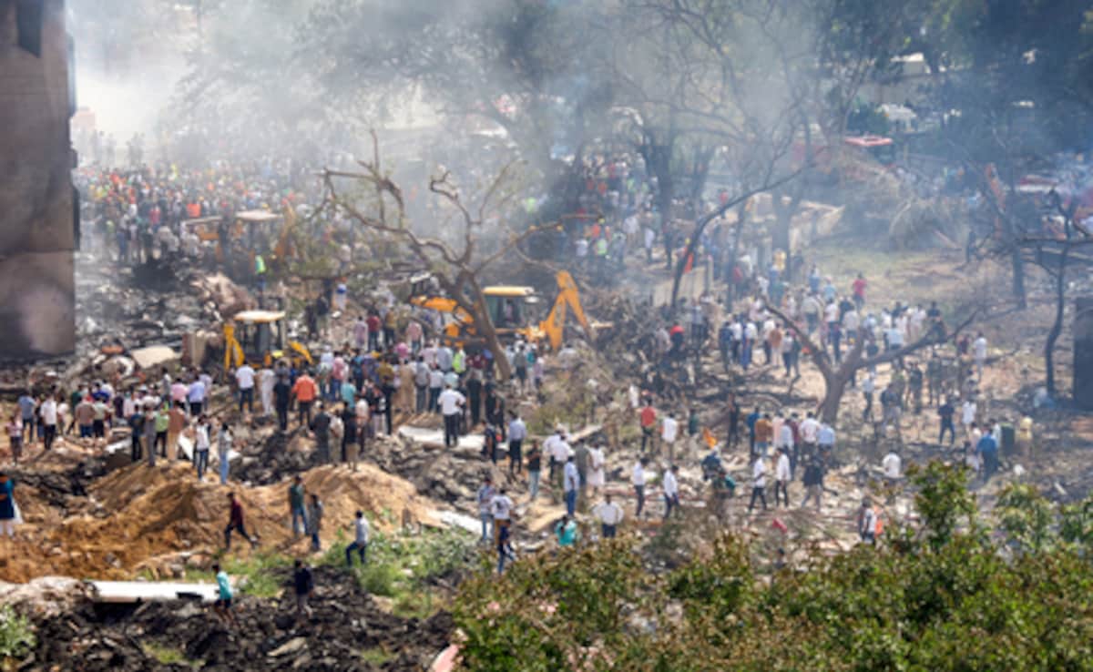 Flames In Sky, Horror On Ground: Witnesses Recall Ahmedabad Plane Crash