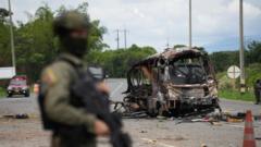 At least four dead in Colombia attacks, local media reports