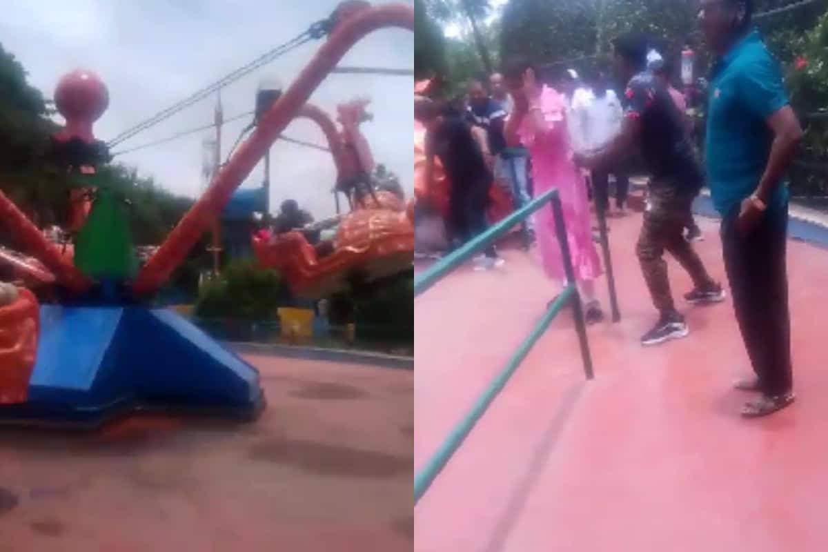 Man Dies After Amusement Ride Seat Snaps Mid-Spin In Maharashtra’s Solapur | Video
