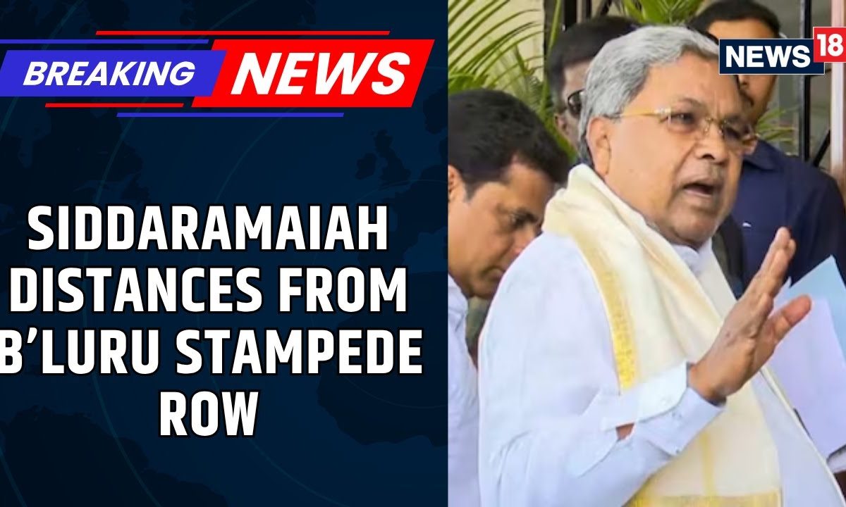 ‘We Didn’t Organise’: Siddaramaiah Distances His Govt From RCB Celebrations Amid Stampede Row