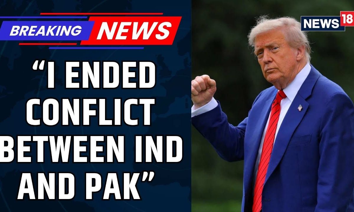 Trump Latest News | Trump Repeats Claim That He “Stopped” India-Pak Conflict | India Pakistan News