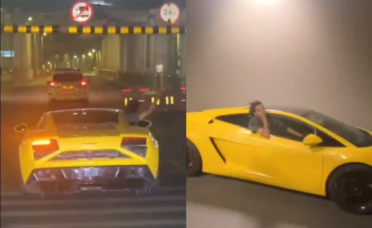 Video: Gurugram Man’s Dangerous Stunts In Rs 6 Crore Lamborghini