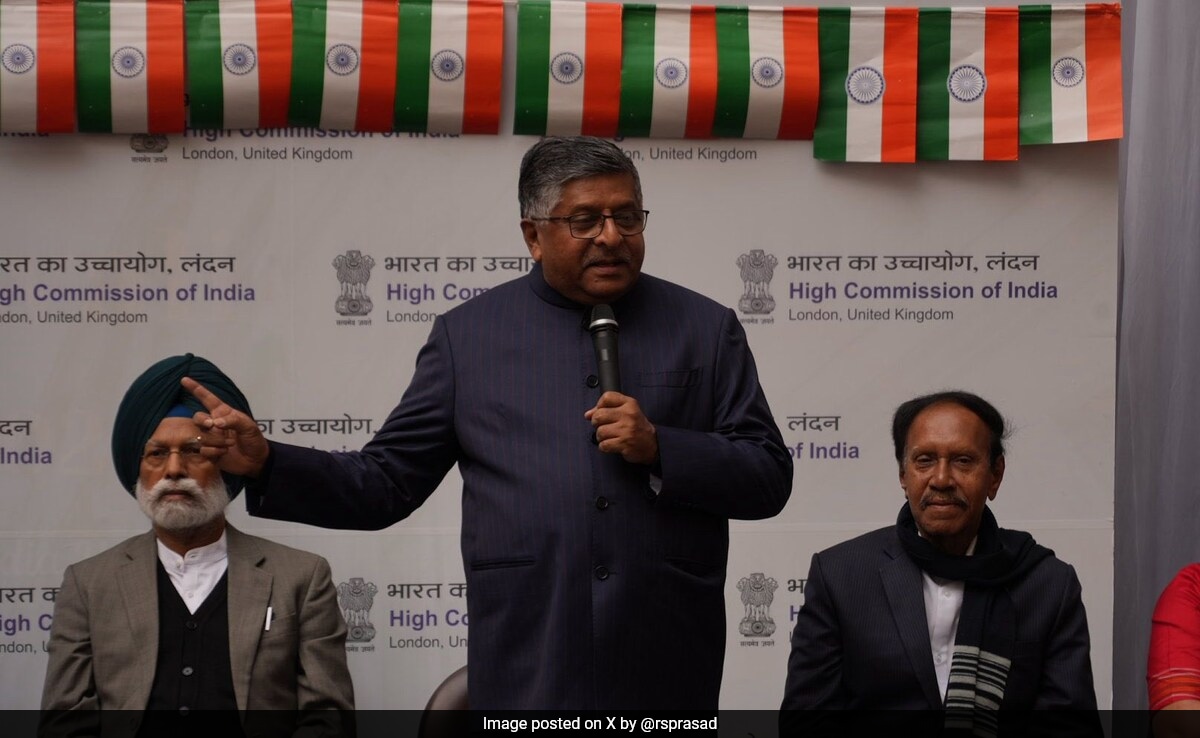 Pakistan Is Not A “Democratic Country”: Ravi Shankar Prasad In UK