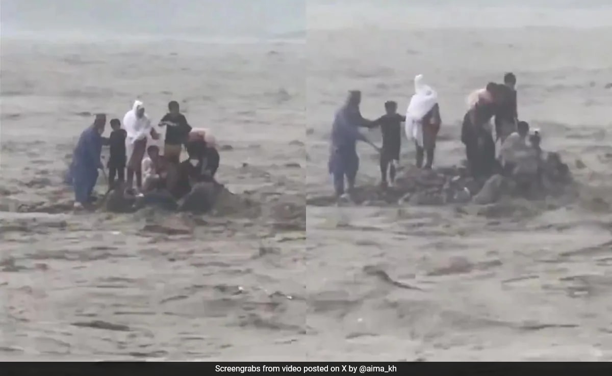 On Camera: 9 Swept Away In Flash Floods In Pak, Outing Turns Tragic For Family