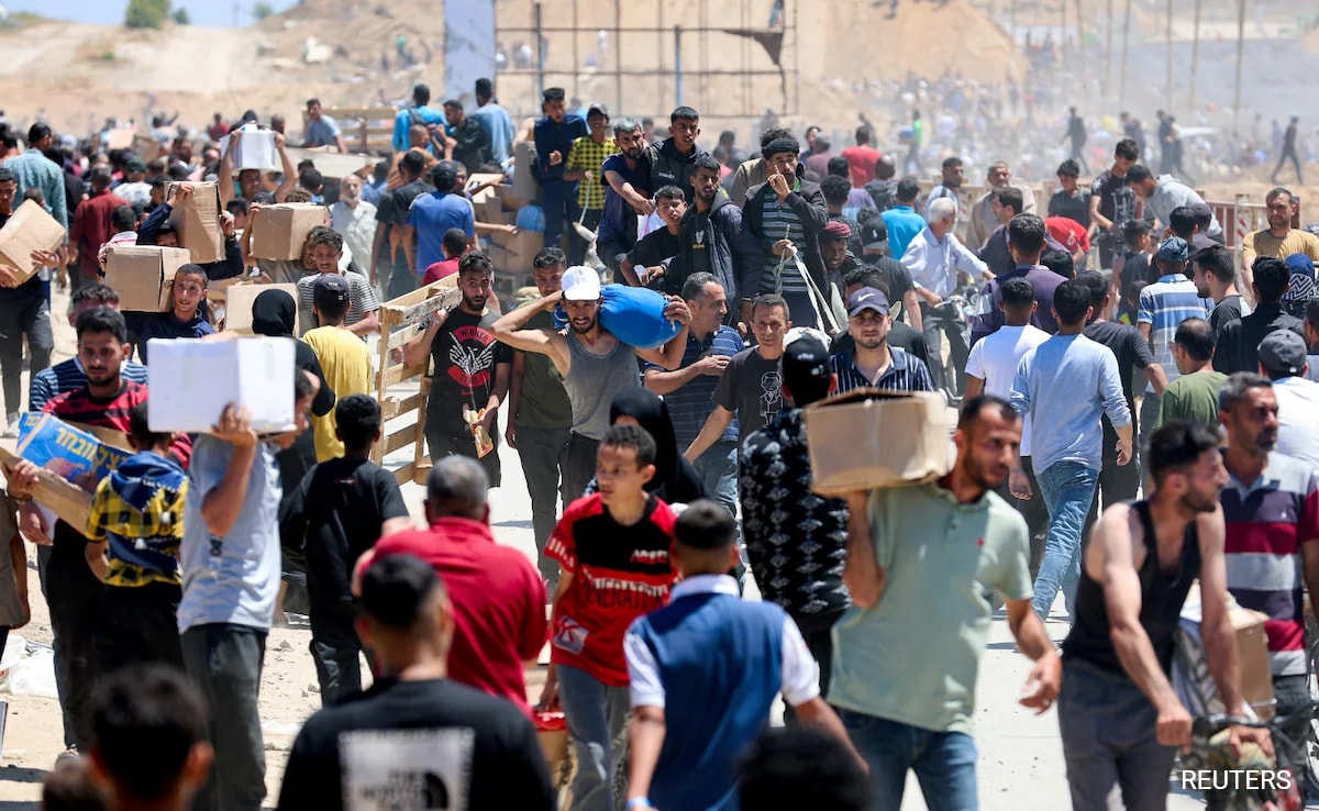 Gaza Rescuers Say Israeli Fire Kills 20 Waiting For Aid