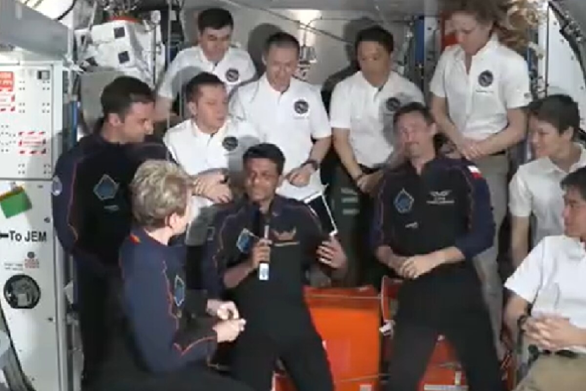 Shubhanshu Shukla Delivers Welcome Remarks From ISS: ‘Privileged To Be…’