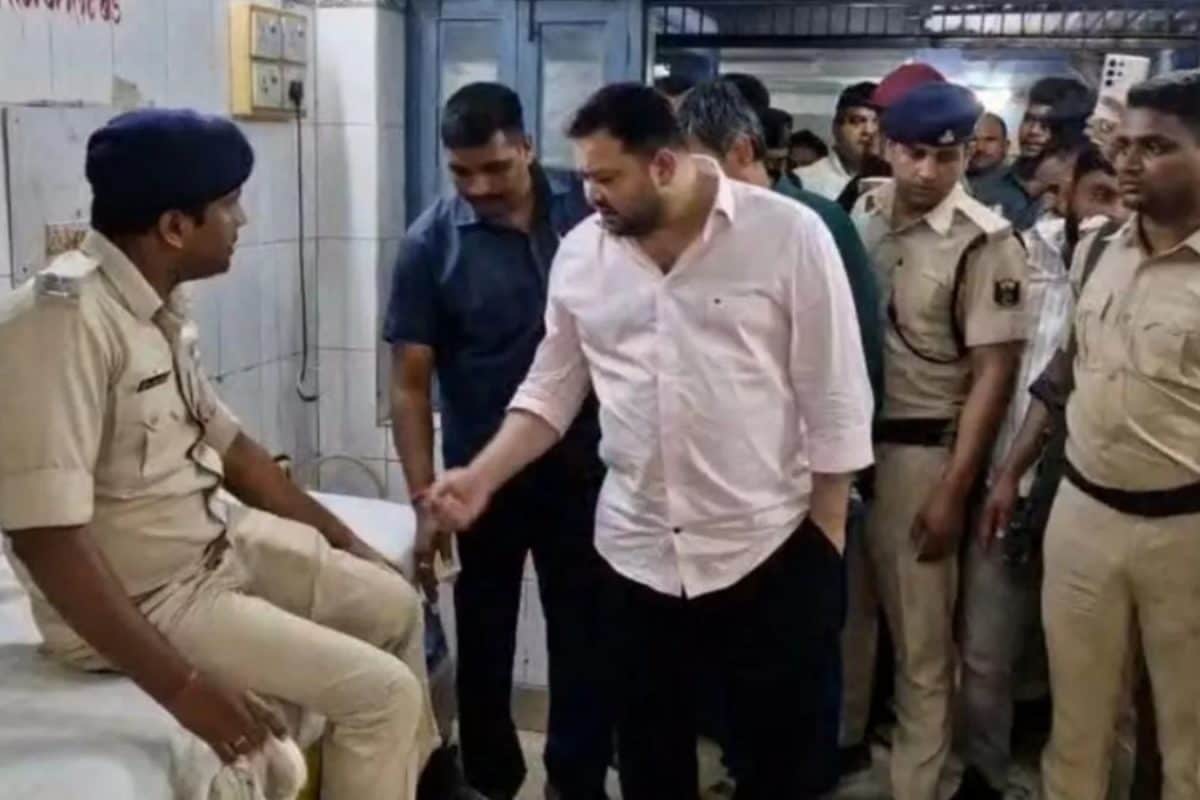 ‘Stopped For Tea Break’: Tejashwi Yadav Escapes Unhurt As His Convoy Hit By Truck