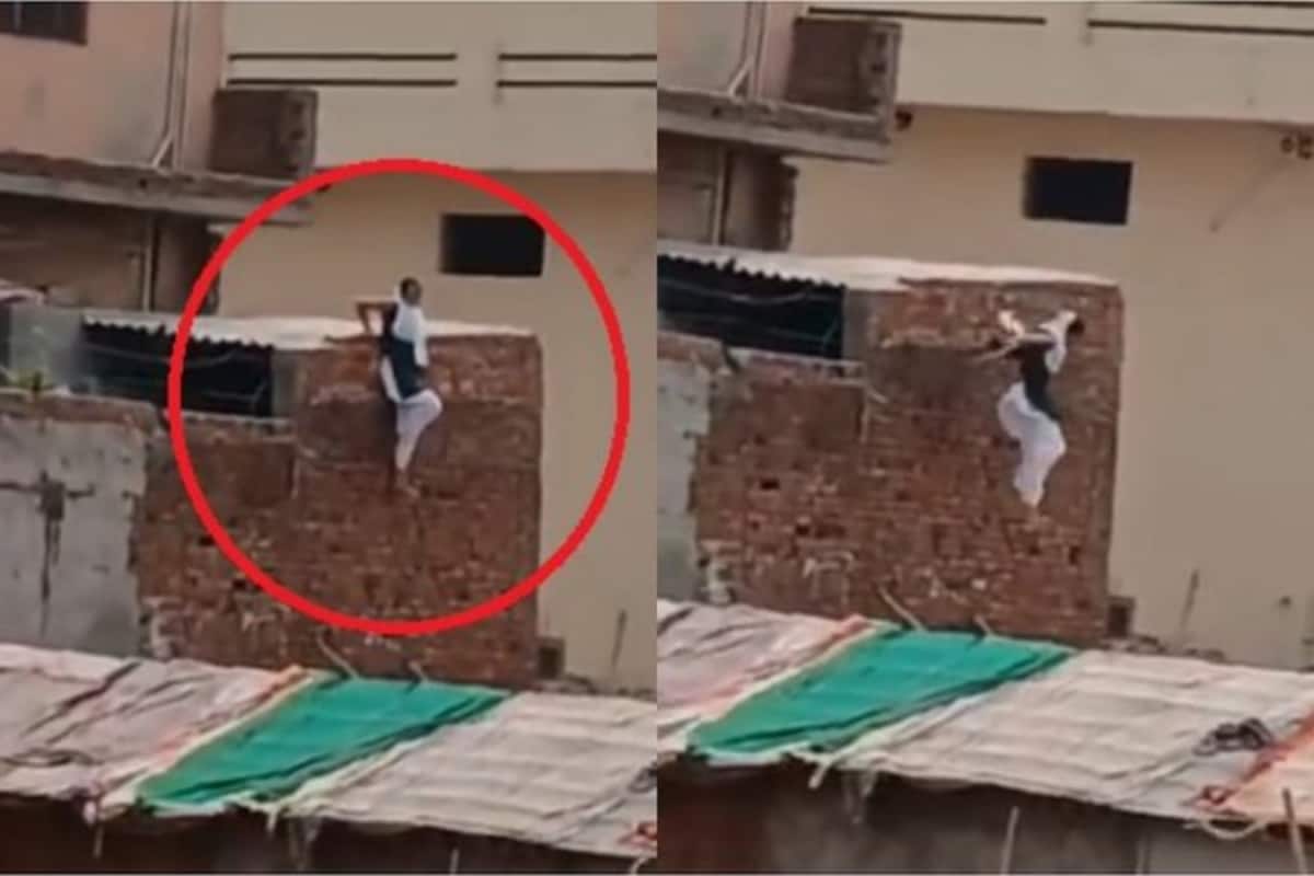 UP Woman Jumps Off Hotel Roof After Being Caught With Lover, Husband Fears Murder | Video