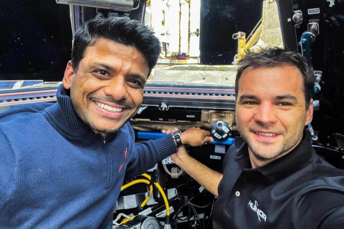Say Cheese! Shubhanshu Shukla’s Space Selfie With Hungarian Crewmate Lights Up Social Media