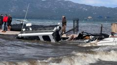 ‘The water was just screaming’ – Eight dead in Lake Tahoe after boats capsize