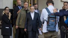 Iran will consider diplomacy when aggression stops, foreign minister says