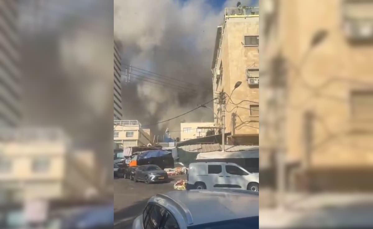 On Camera, Destruction In Tel Aviv After Iran Fires Missiles