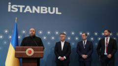 Ukraine and Russia still far apart after peace talks but agree prisoner swap